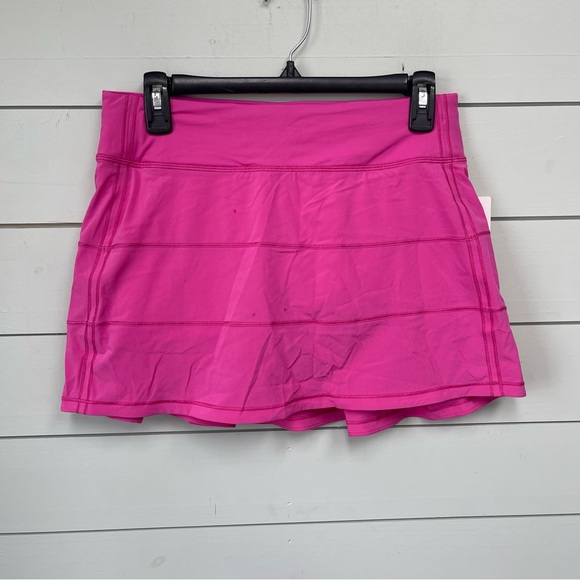 lululemon athletica Pants - Lululemon pace rival mid rise shirt LONG sonic pink women’s size 6 NWT
